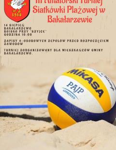 III Amatorski Turniej Siatkówki Plażowej