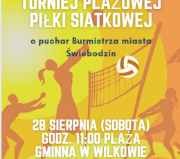 Turniej Siatkówki Plażowej o Puchar...