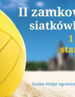 II Zamkowy turniej siatkówki plażowej