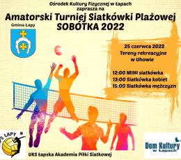 Amatorski Turniej Siatkówki Plażowej...