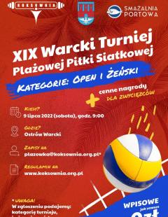 XIX Turniej Plażowej Piłki Siatkowej - Żeński i Open