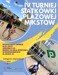 IV Turniej Siatkówki Plażowej Mikstów Open