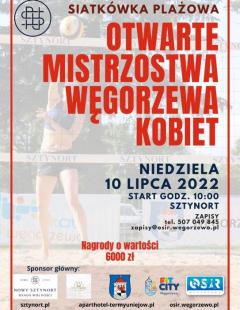 Otwarte Mistrzostwa Węgorzewa w Siatkówce Plażowej Kobiet