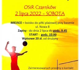 Otwarty Turniej Siatkówki Plażowej