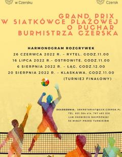 Grand Prix o Puchar Burmistrza Czerska - Turniej Finałowy