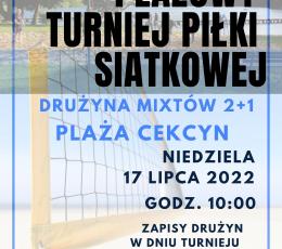 Turniej Siatkówki Plażowej Mikstów...
