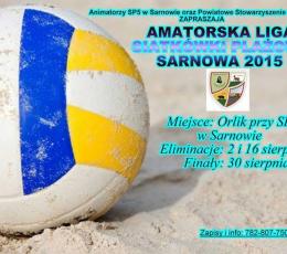 Amatorska Liga Siatkówki Plażowej...