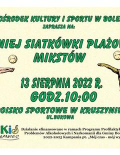 Turniej Siatkówki Plażowej Mikstów