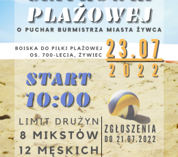 Turniej Siatkówki Plażowej o Puchar...